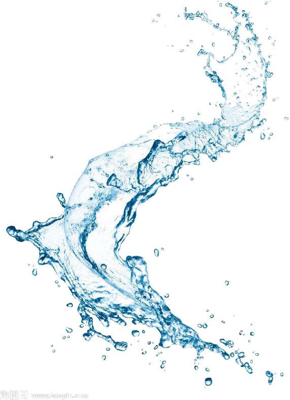 Blue Water Splash